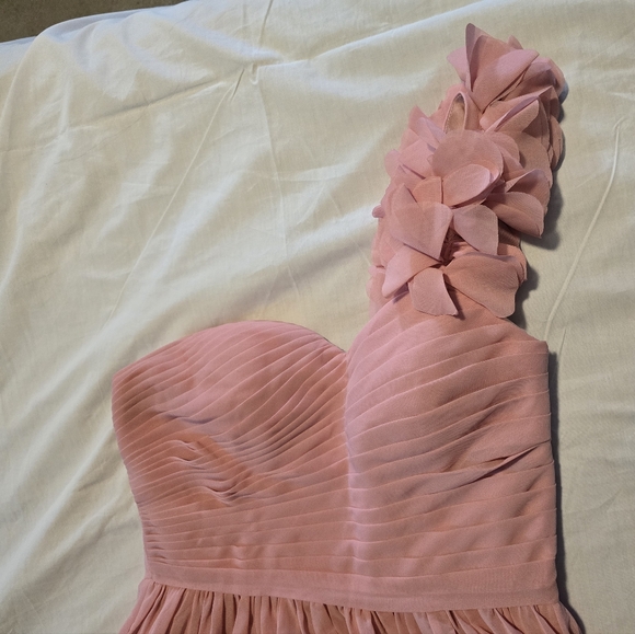 JJ HOUSE  one shoulder bridesmaid  dress - Picture 8 of 15